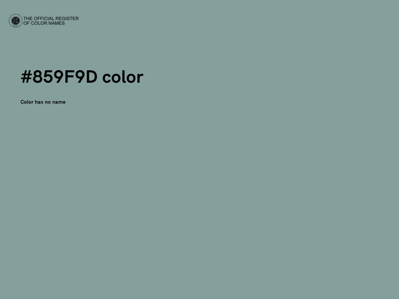 #859F9D color image