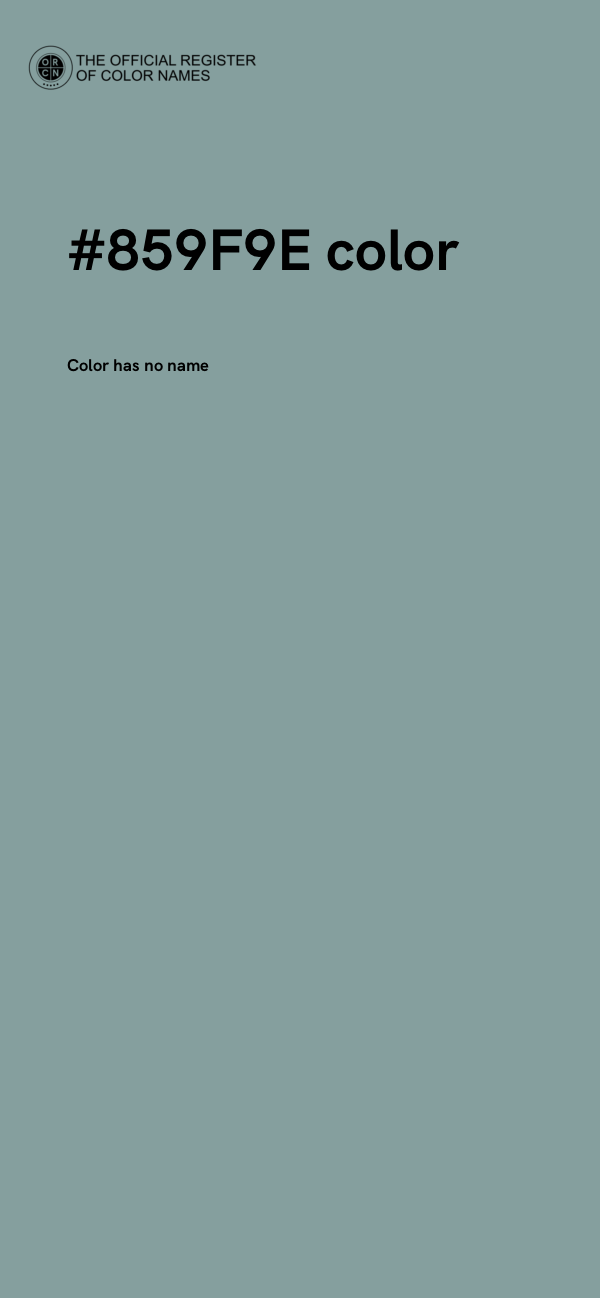 #859F9E color image