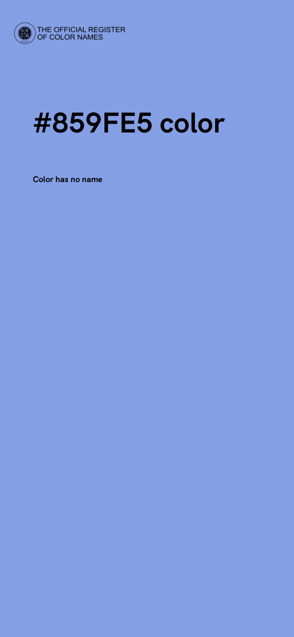 #859FE5 color image