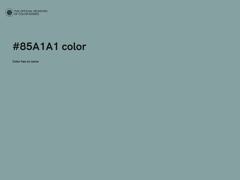 #85A1A1 color image