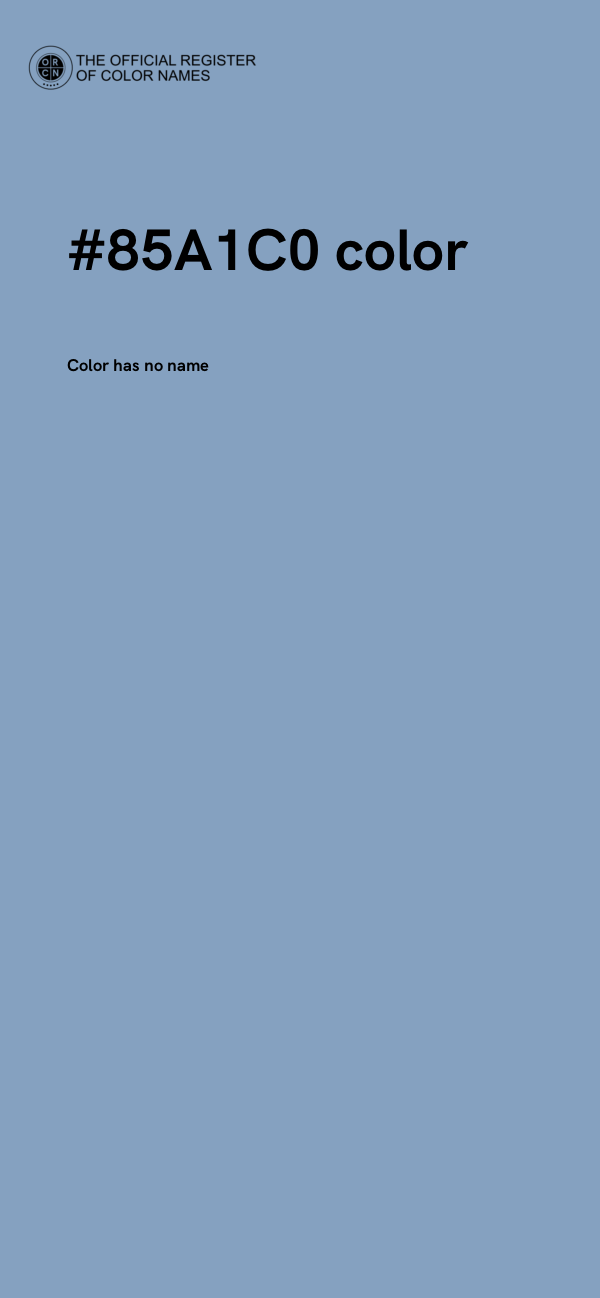 #85A1C0 color image