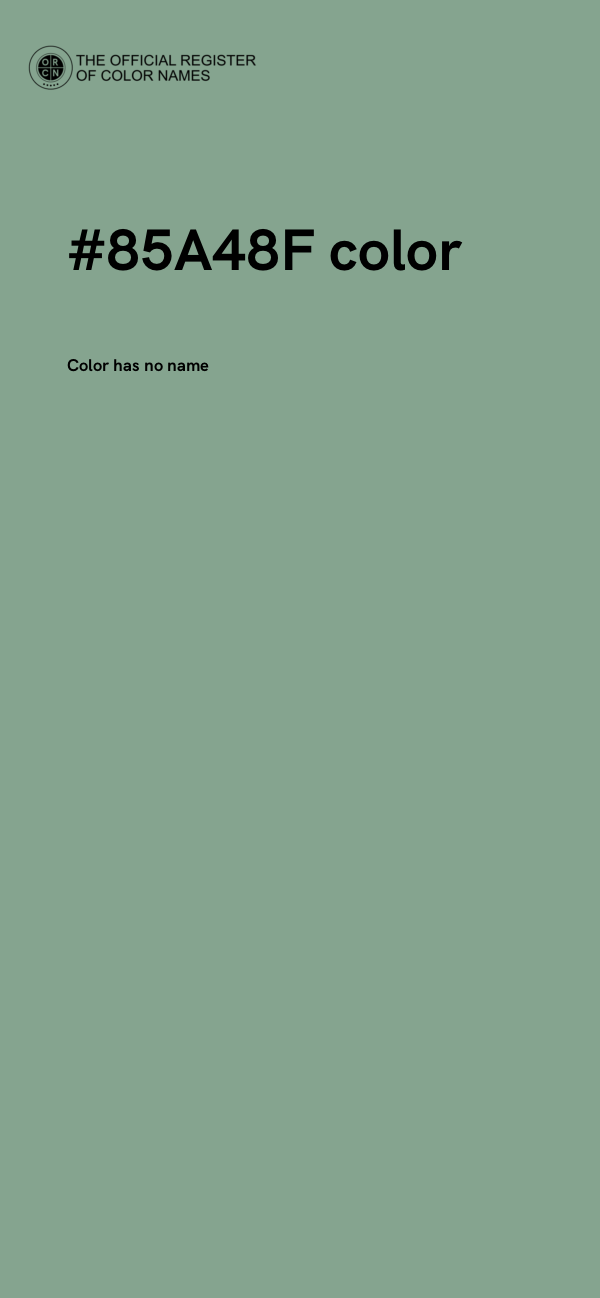 #85A48F color image