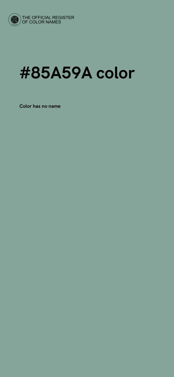 #85A59A color image