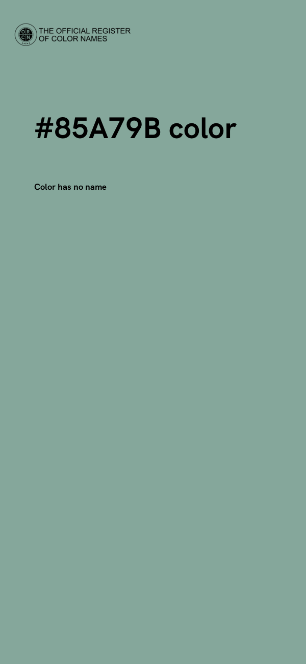 #85A79B color image