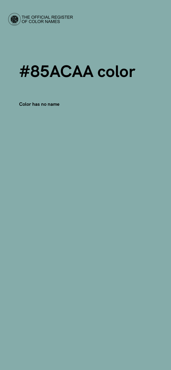 #85ACAA color image