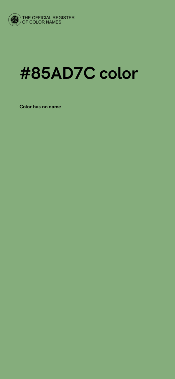 #85AD7C color image