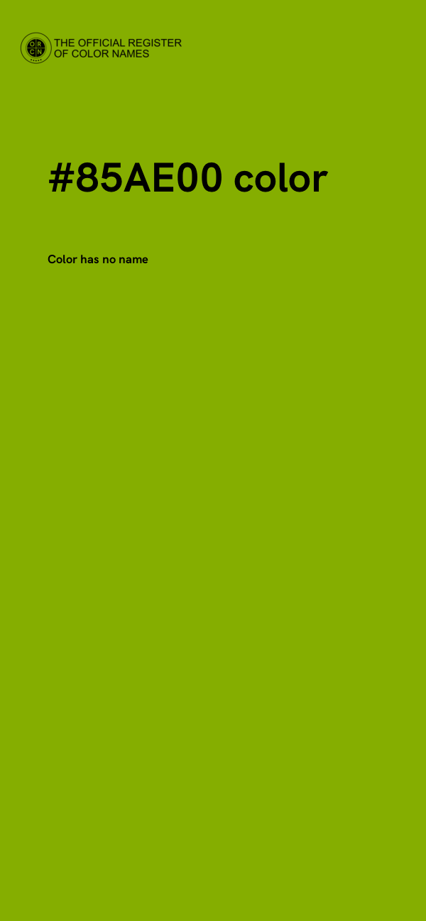 #85AE00 color image