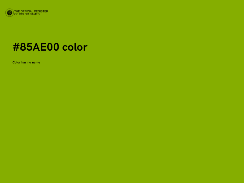 #85AE00 color image