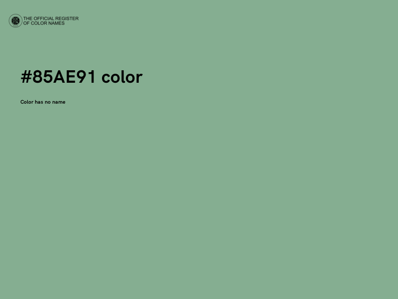 #85AE91 color image