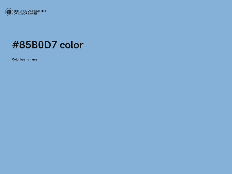 #85B0D7 color image