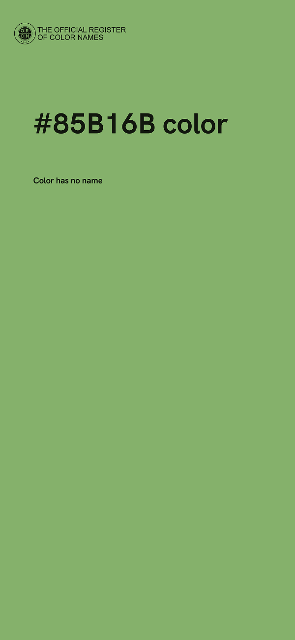 #85B16B color image