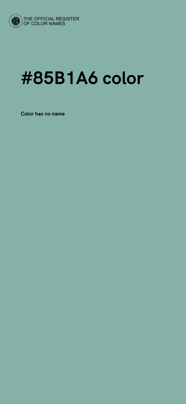 #85B1A6 color image