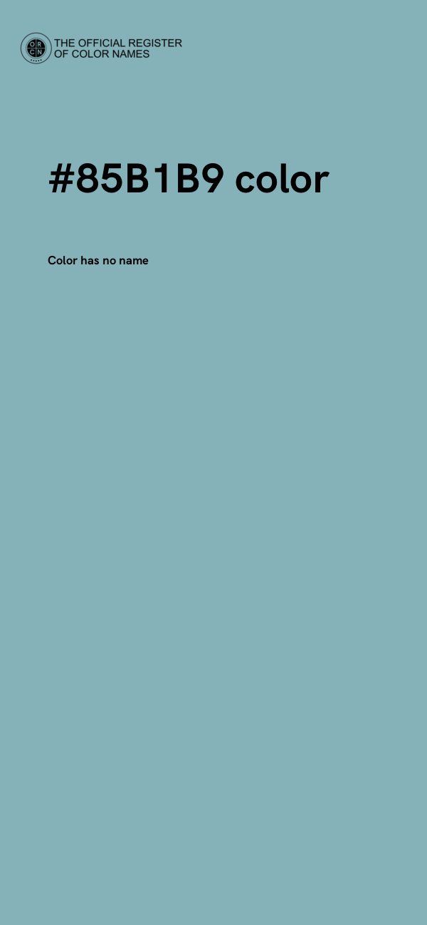 #85B1B9 color image
