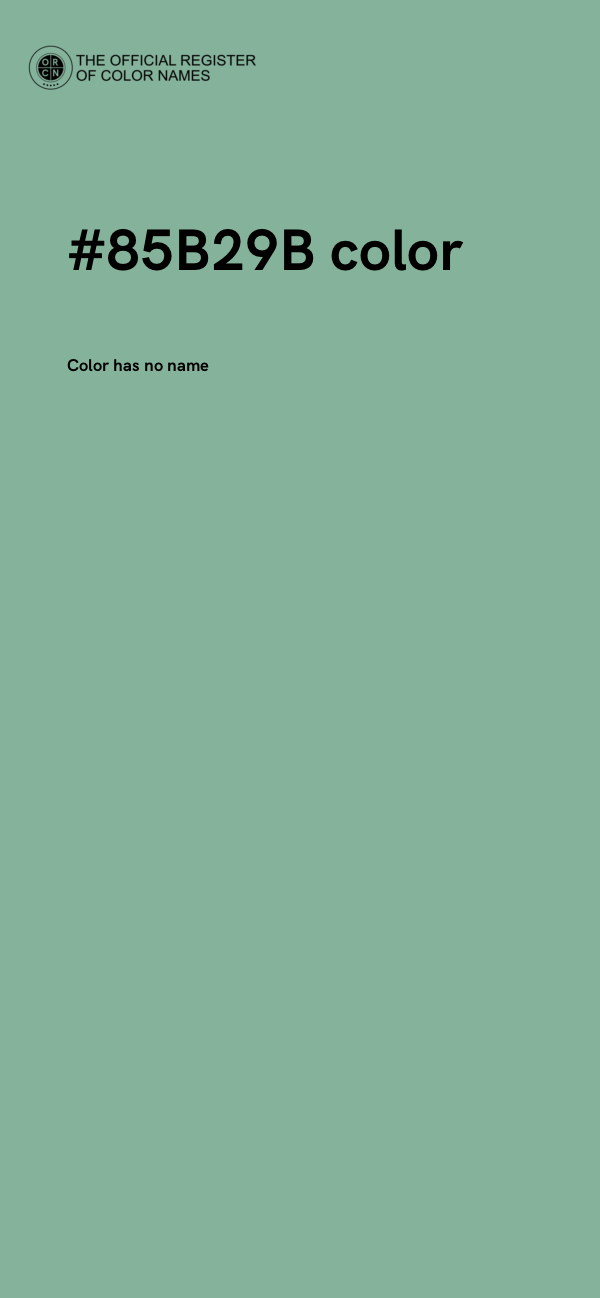#85B29B color image