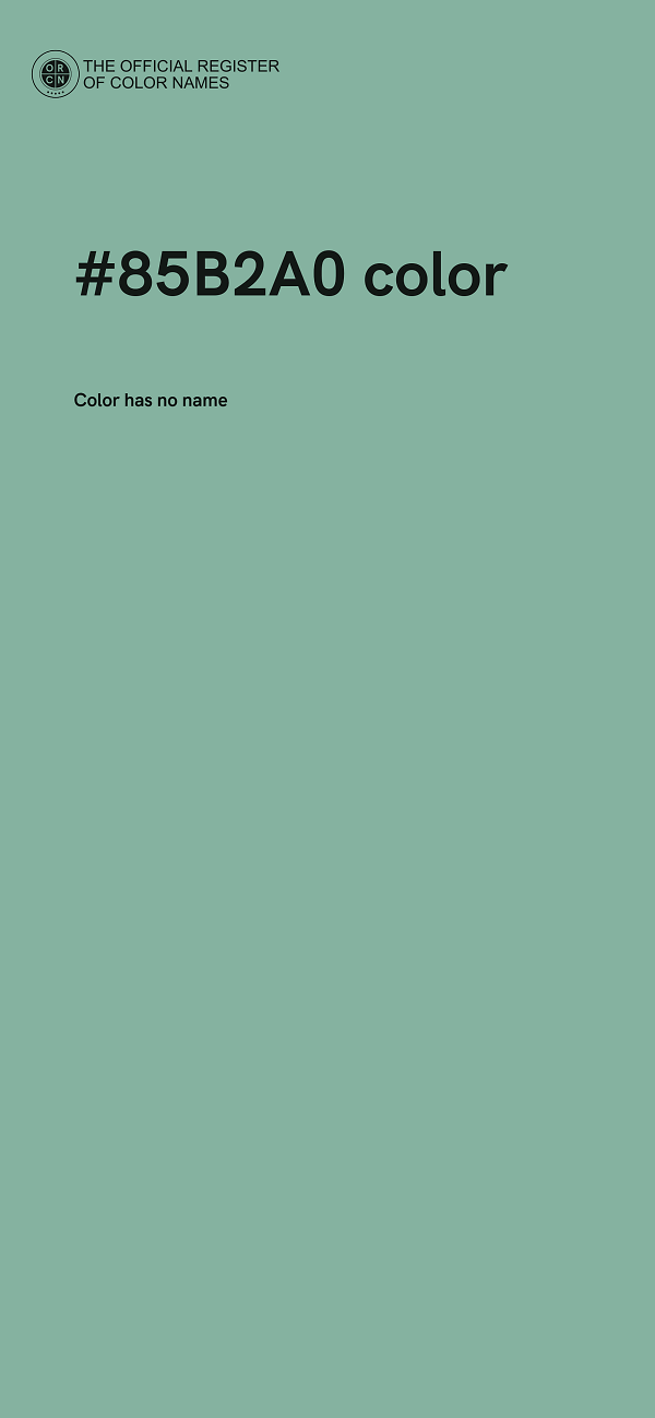 #85B2A0 color image