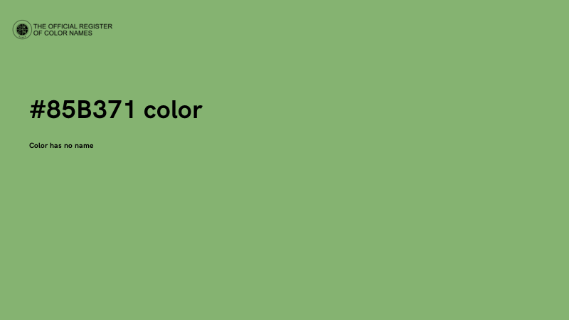 #85B371 color image