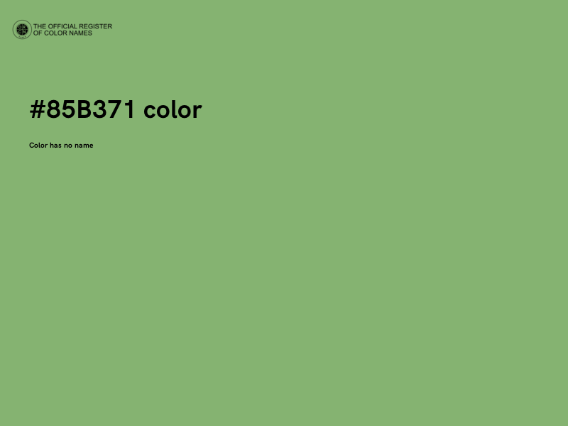 #85B371 color image