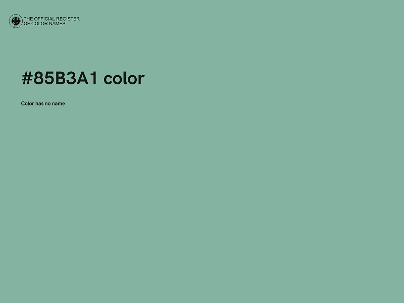 #85B3A1 color image