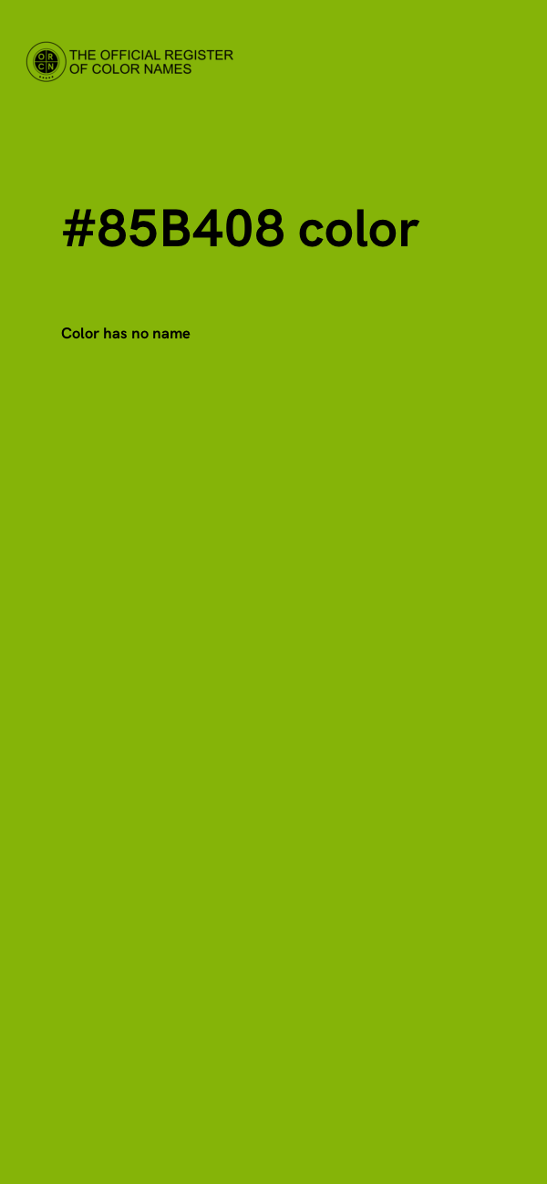 #85B408 color image