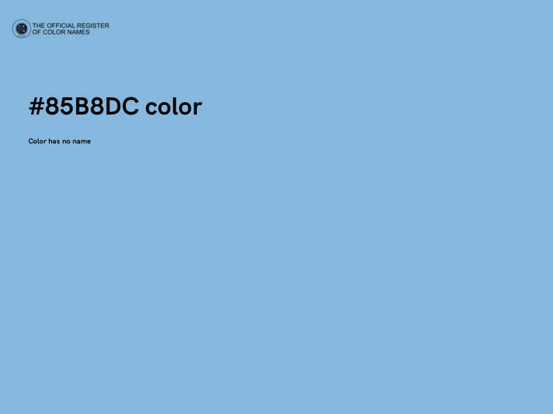 #85B8DC color image
