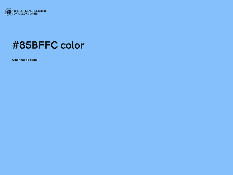#85BFFC color image