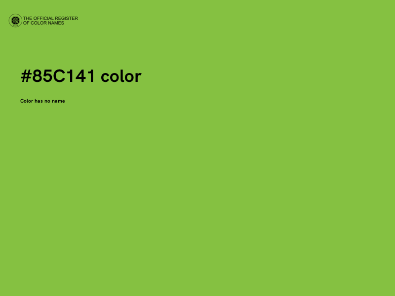 #85C141 color image