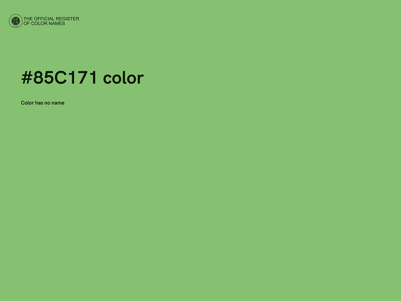 #85C171 color image