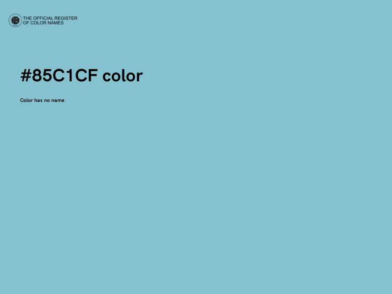 #85C1CF color image
