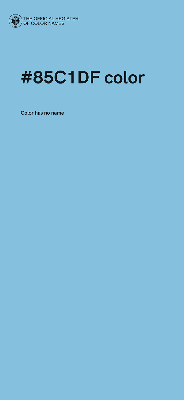 #85C1DF color image