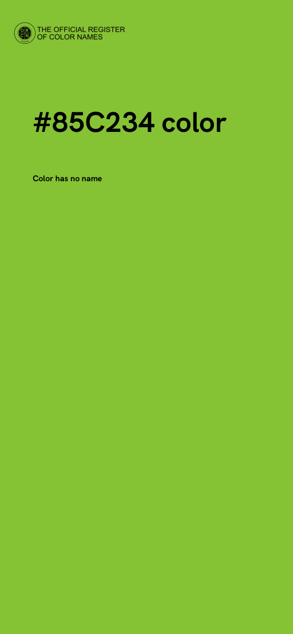 #85C234 color image