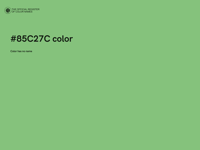 #85C27C color image