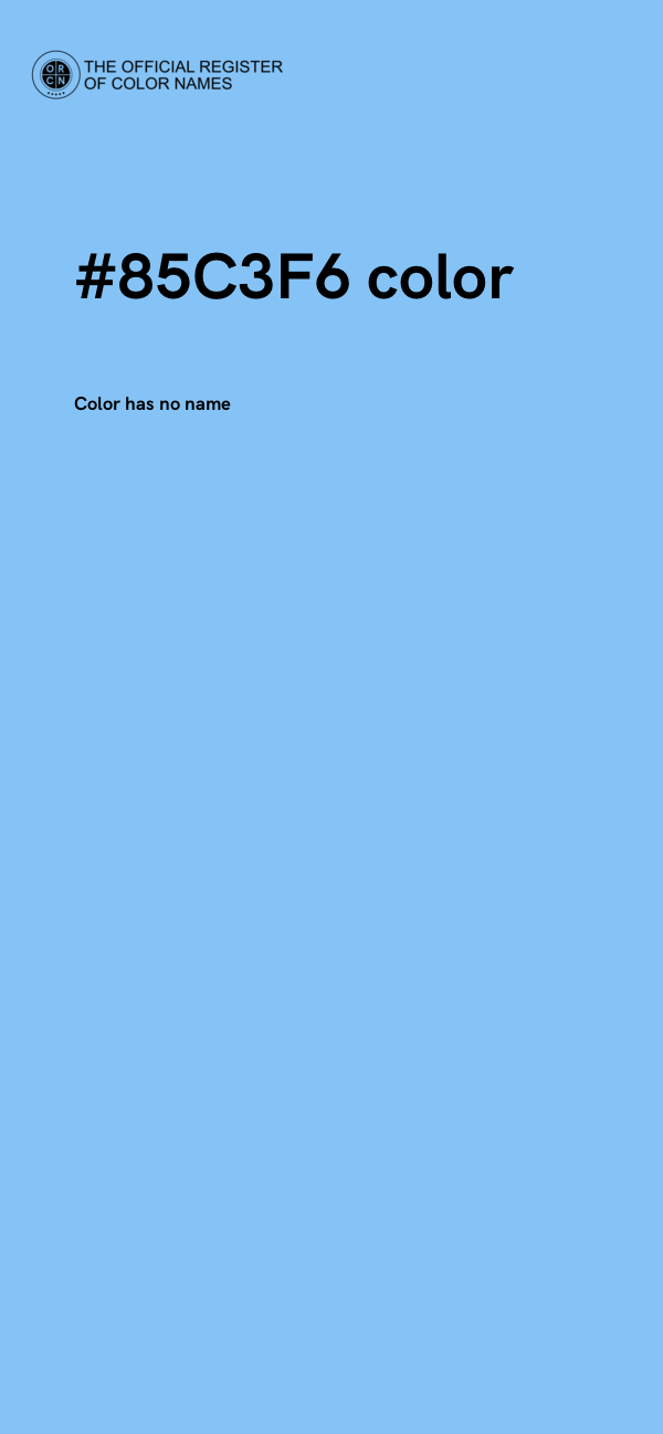 #85C3F6 color image