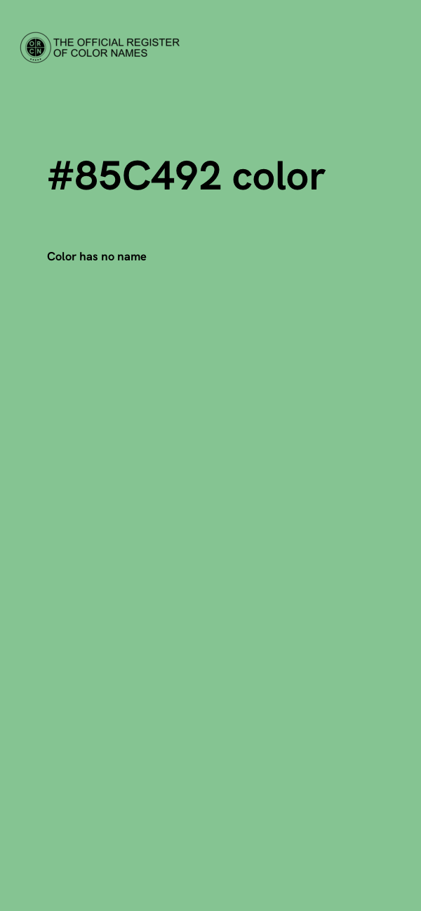 #85C492 color image