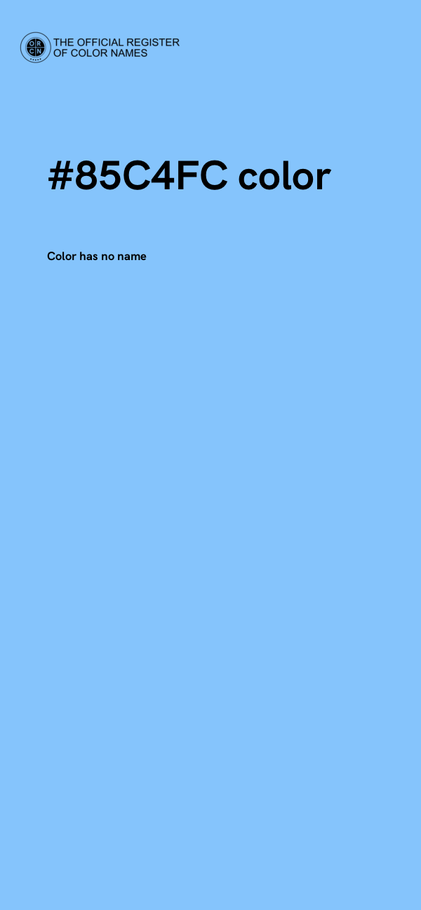 #85C4FC color image