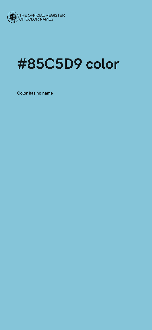 #85C5D9 color image