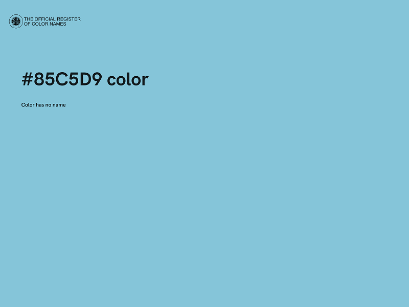 #85C5D9 color image