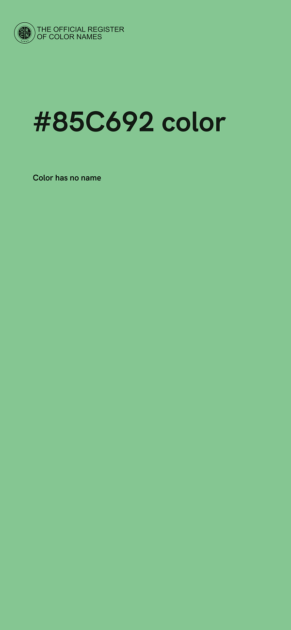 #85C692 color image