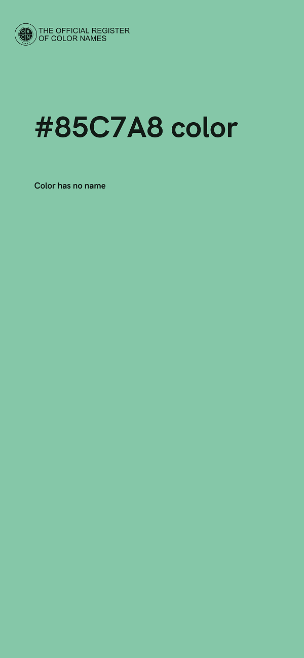 #85C7A8 color image