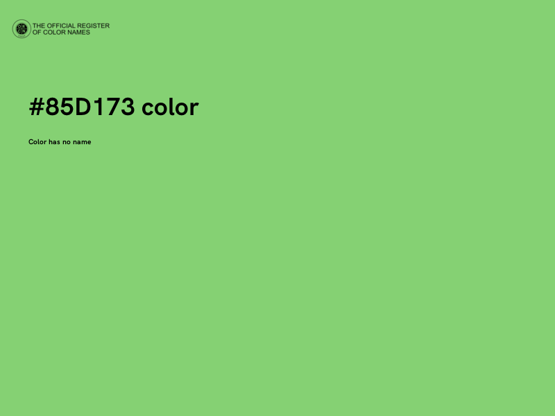 #85D173 color image