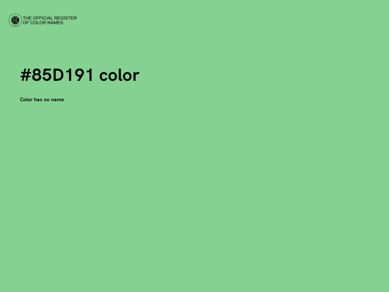 #85D191 color image