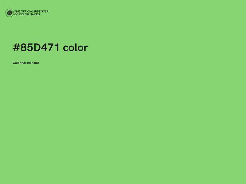 #85D471 color image