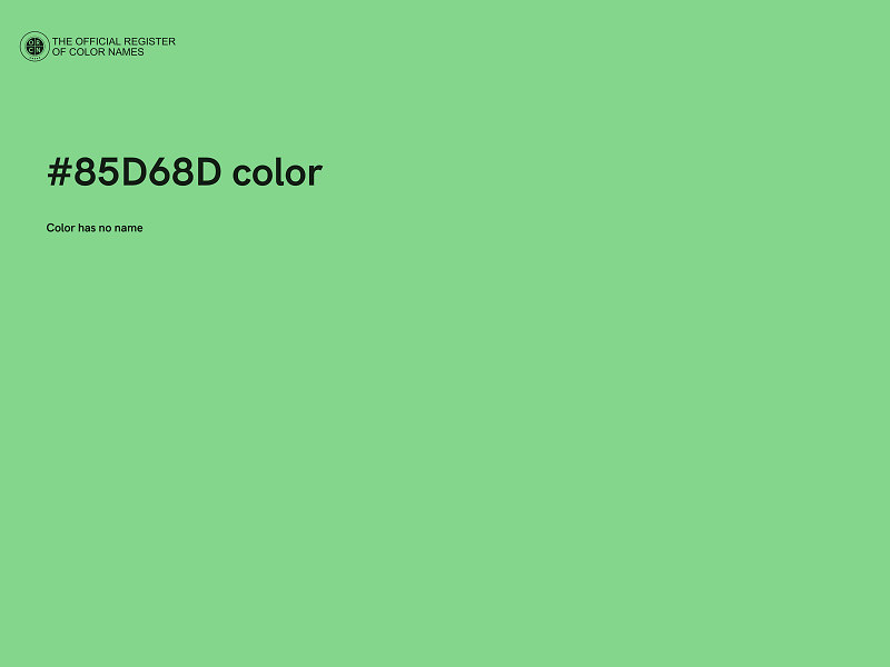 #85D68D color image