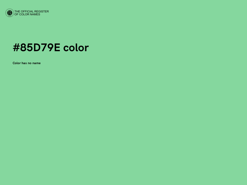 #85D79E color image