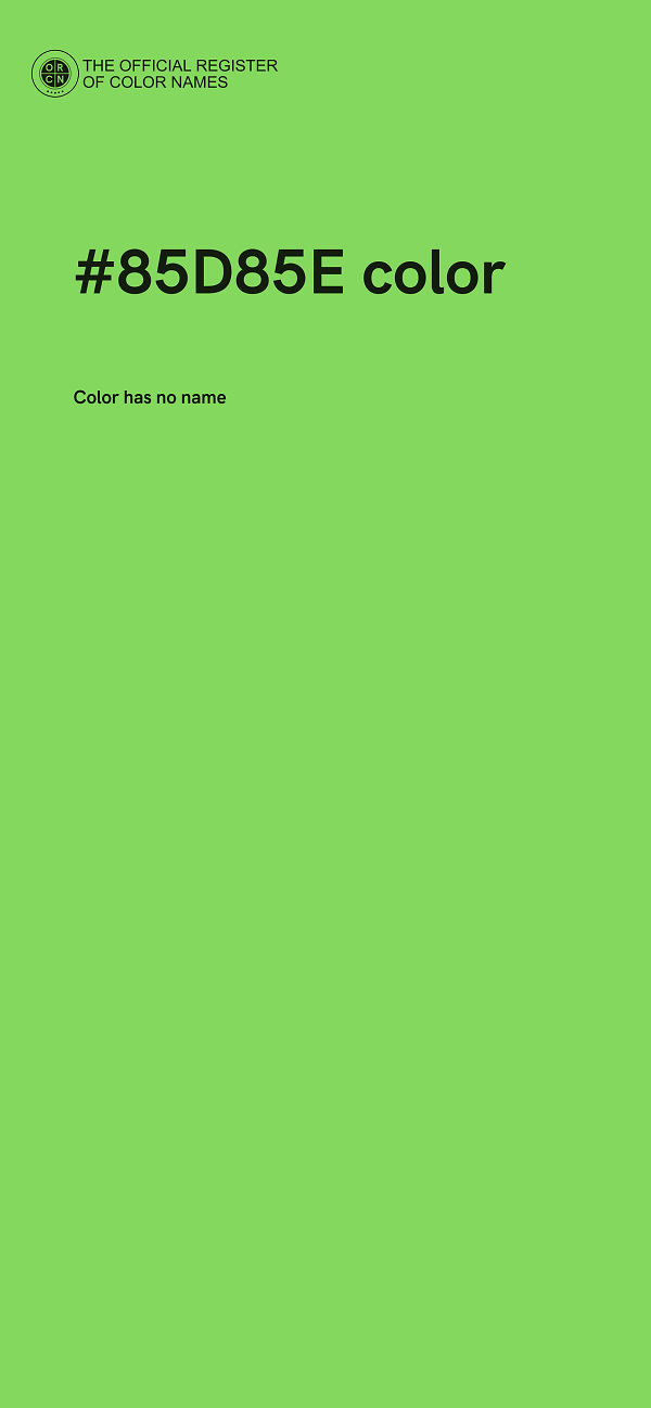 #85D85E color image