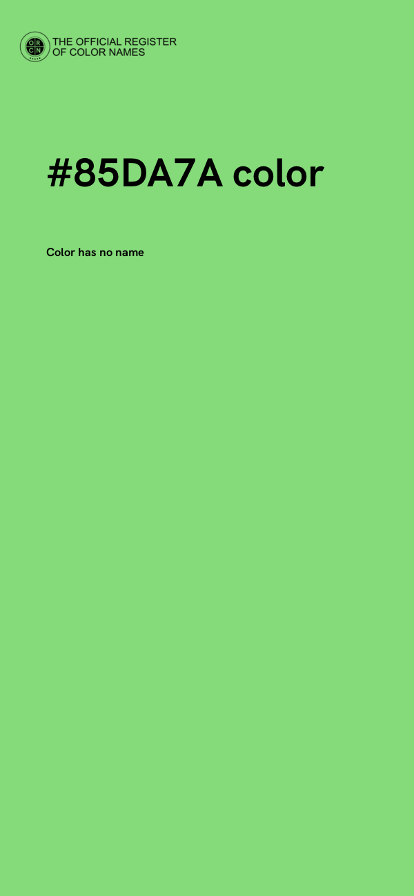 #85DA7A color image