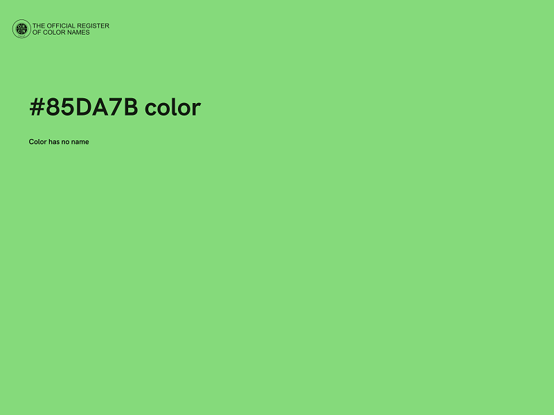 #85DA7B color image
