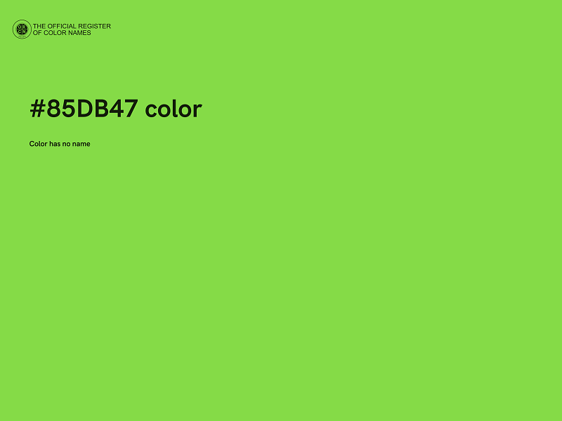 #85DB47 color image