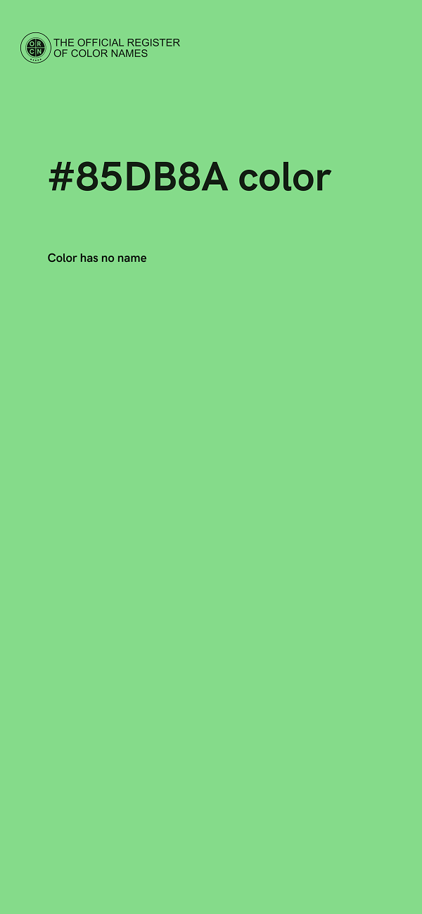 #85DB8A color image