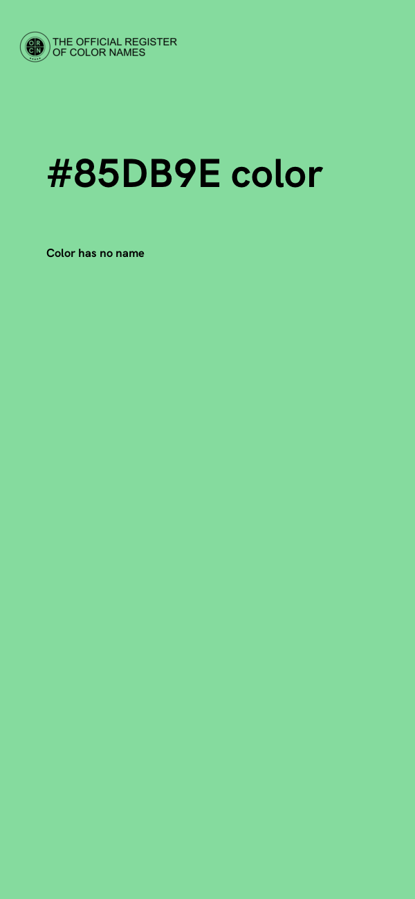 #85DB9E color image