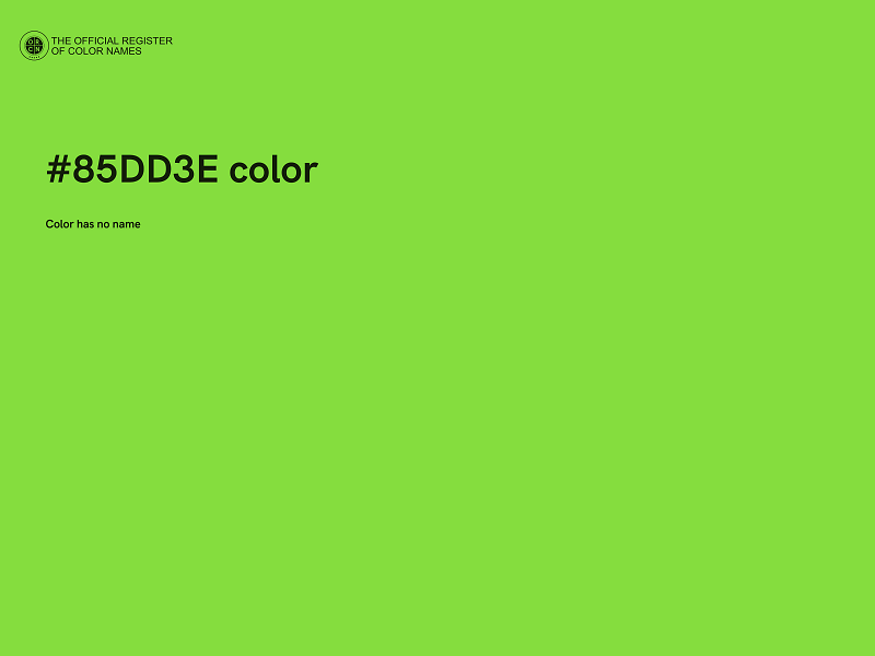 #85DD3E color image